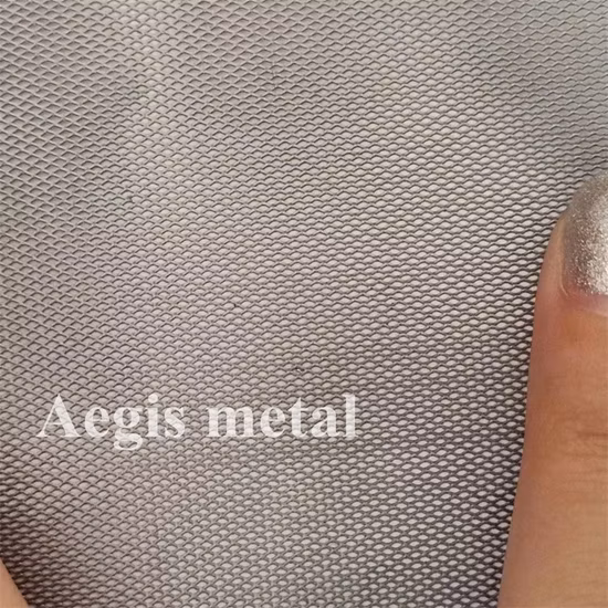 Размер отверстия 2,5*5 мм, титановый анод, расширенная металлическая пластина/алмазная сетка