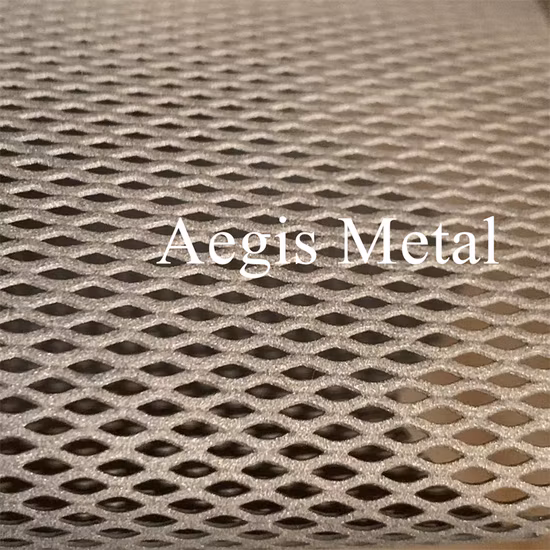 Анод с металлической сеткой из чистого титана